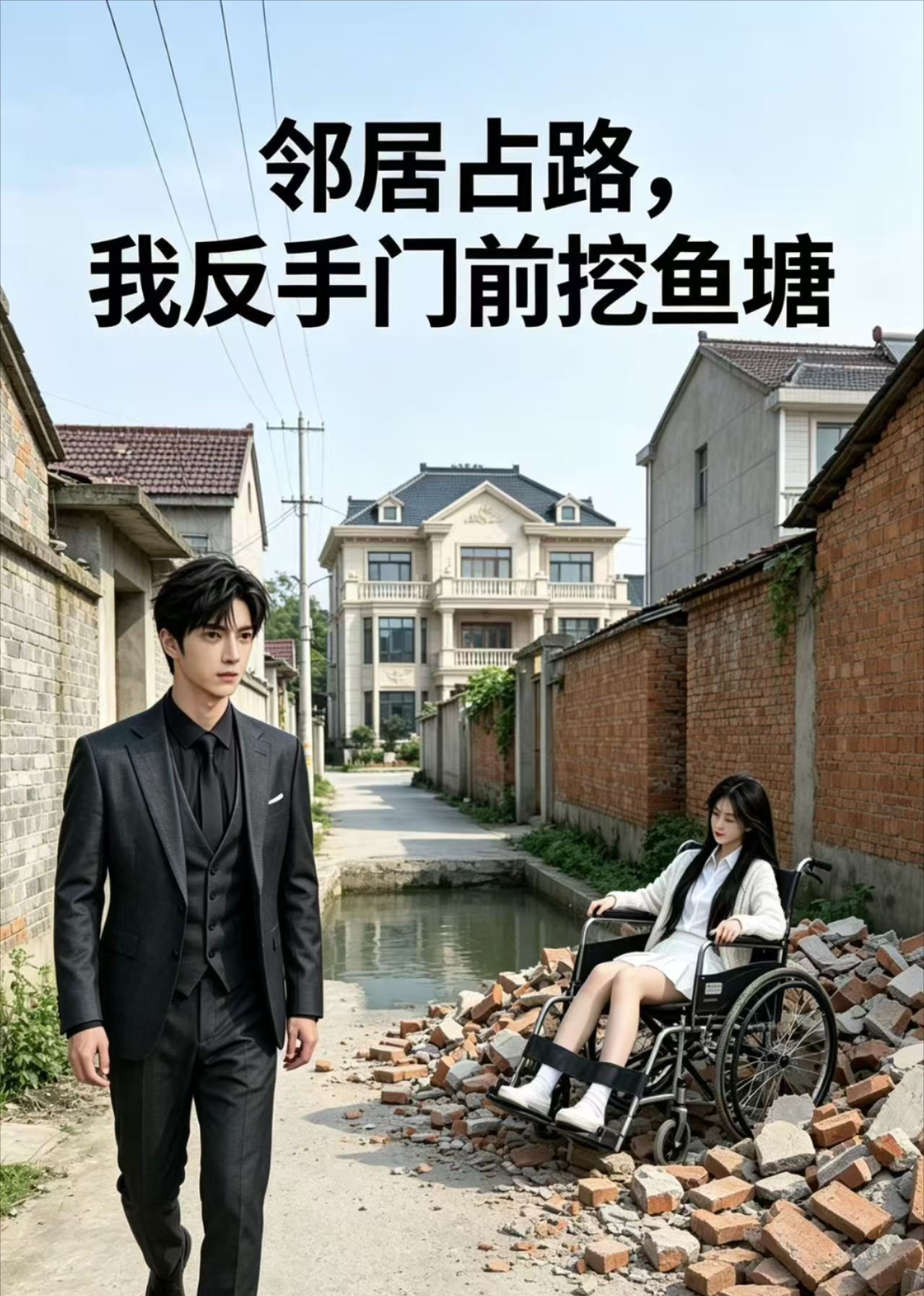 邻居占路我反手门前挖鱼塘