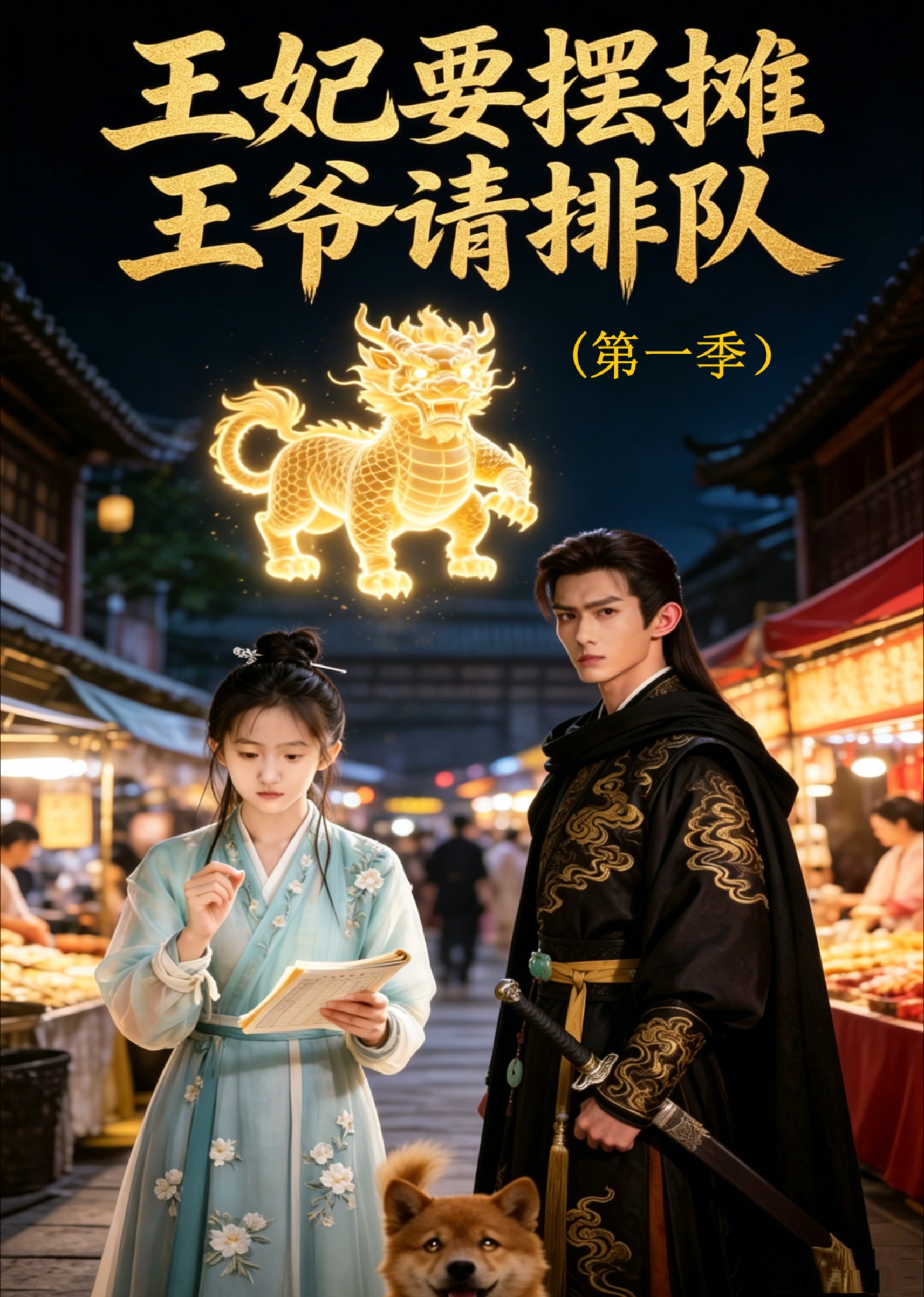 王妃要摆摊王爷请排队