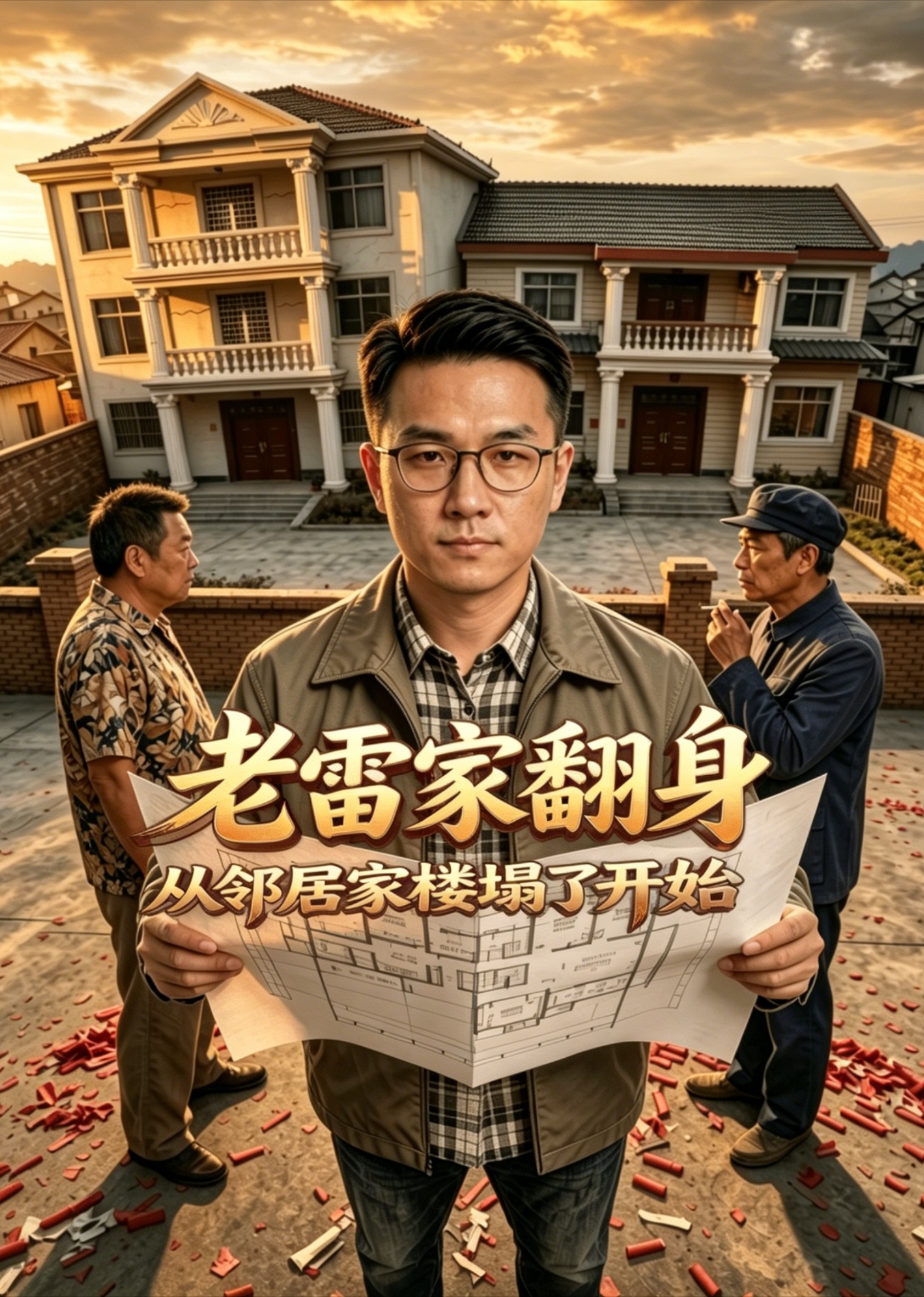 老雷家翻身从邻居家楼塌了开始