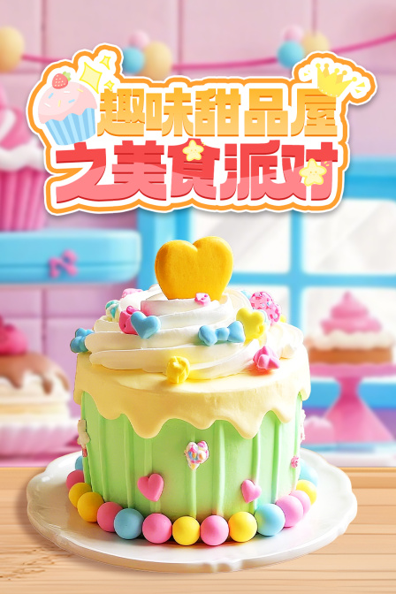 趣味甜品屋之美食派对