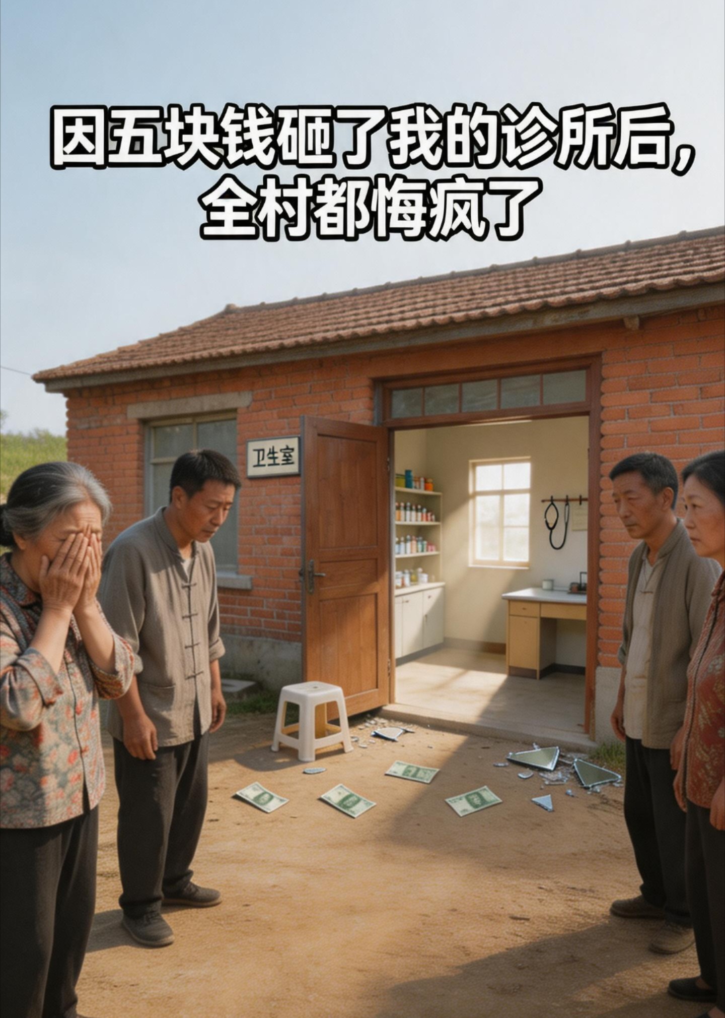 因五块钱砸了我的诊所后全村都悔疯了