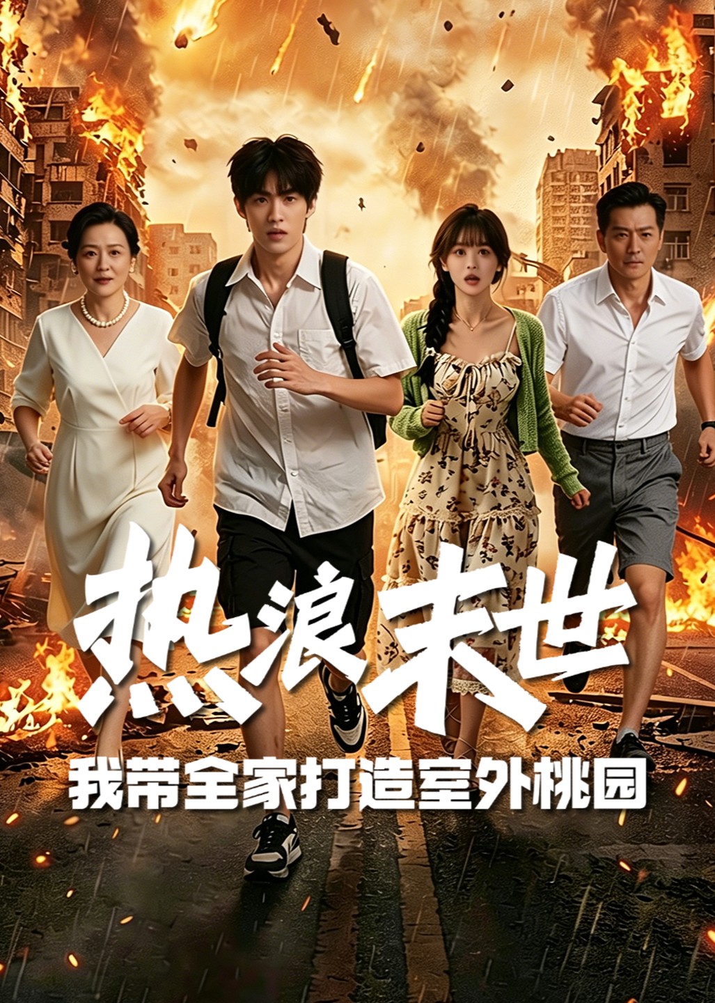 热浪末世我带全家打造室外桃园