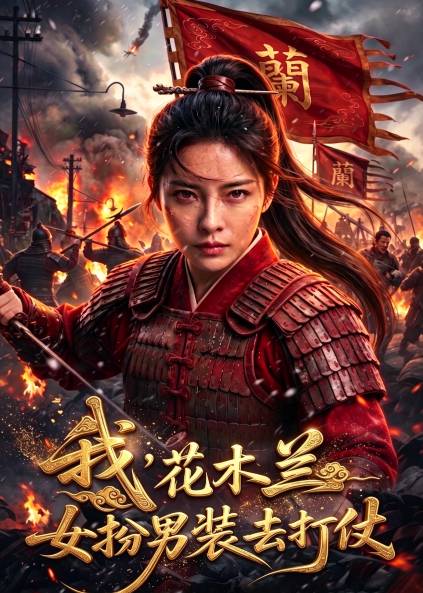 我花木兰女扮男装去打仗