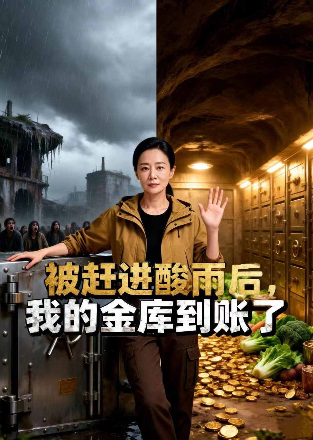 被赶进酸雨后我的金库到账了