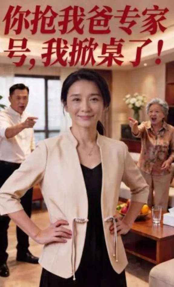 你抢我爸专家号我掀桌了