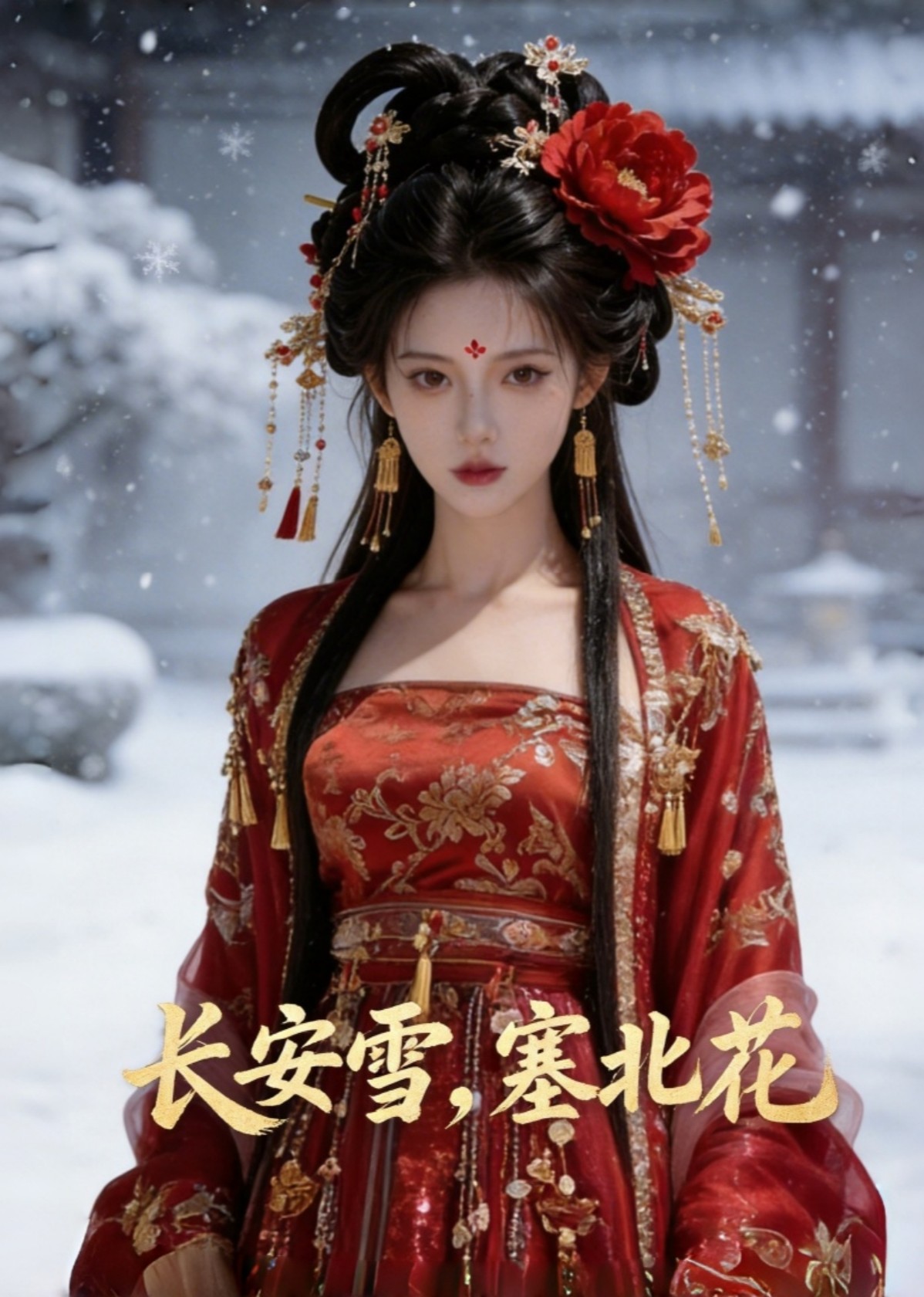 长安雪塞北花