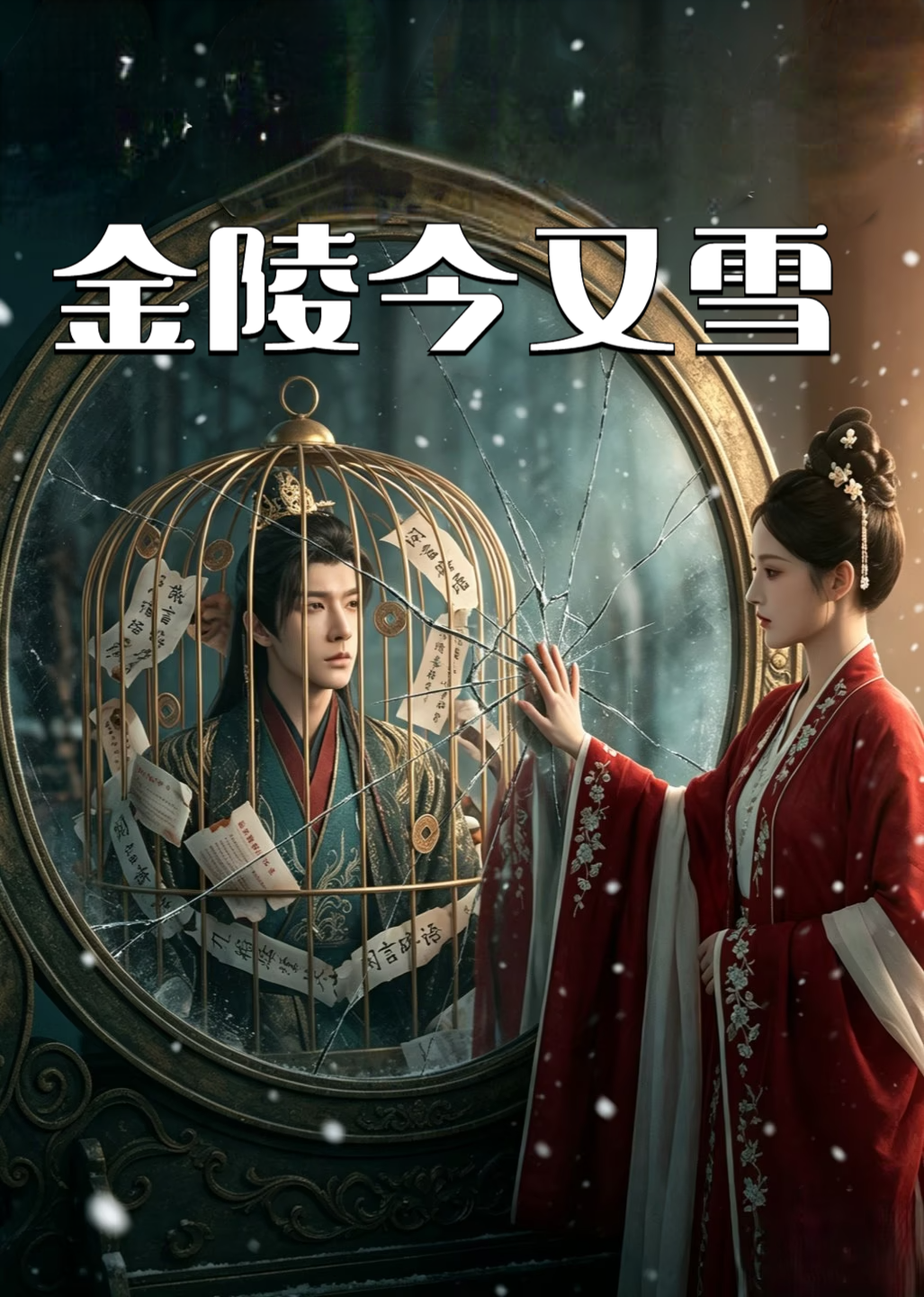 金陵今又雪