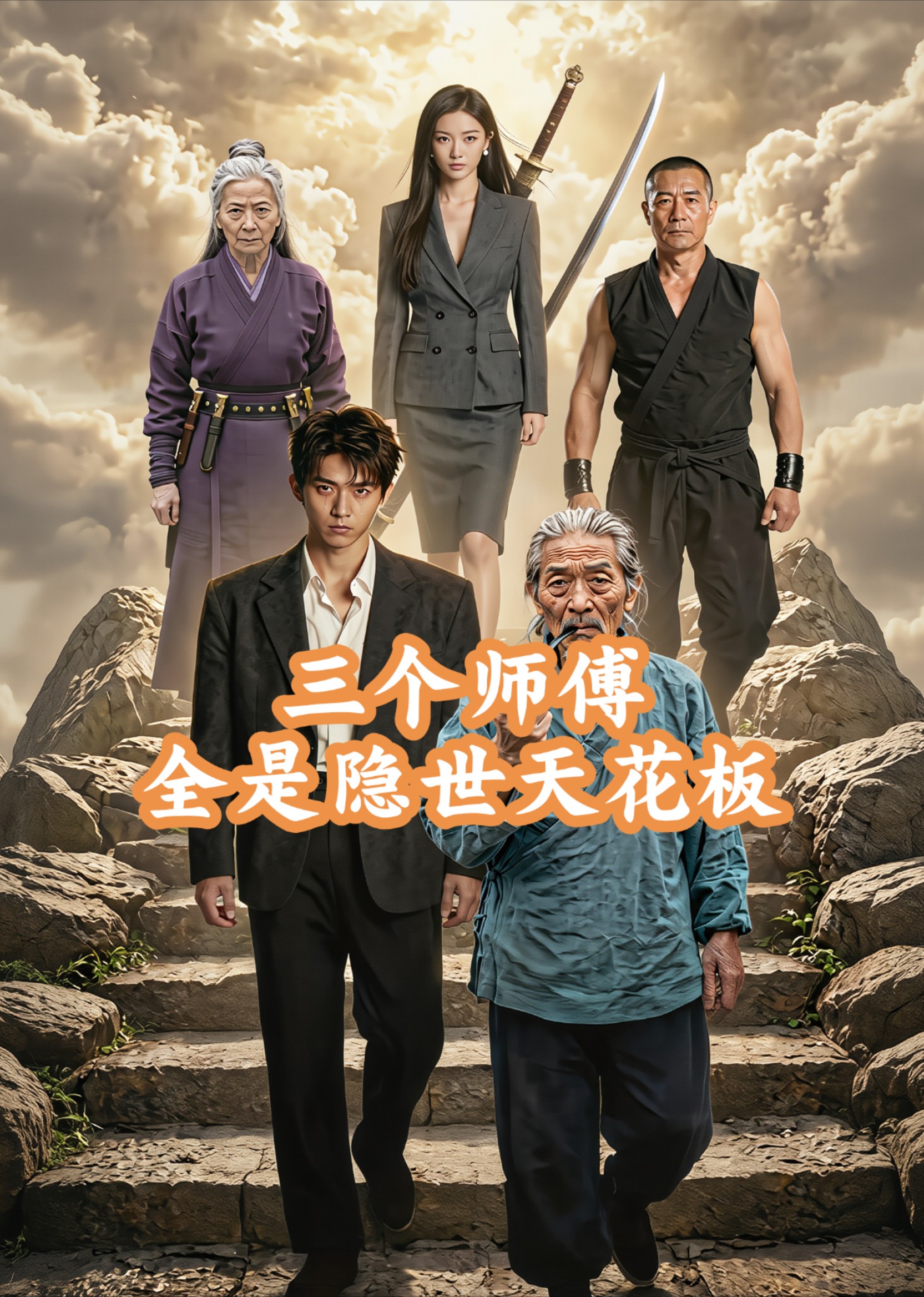三个师傅全是隐世天花板