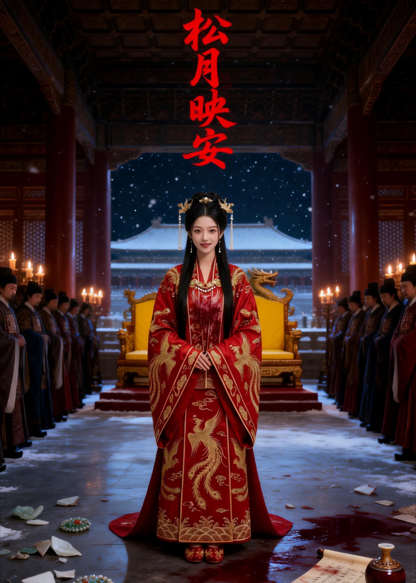 松月映安