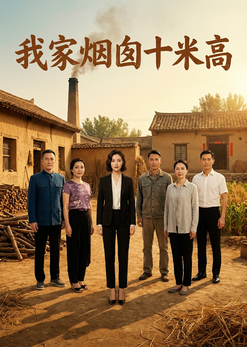 我家烟囱十米高